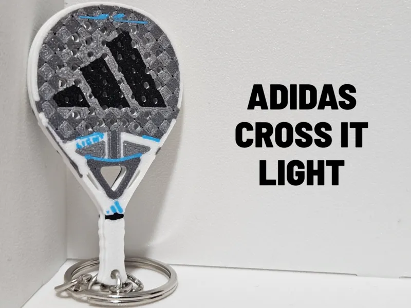 Adidas Cross It Light Padel Racket Keychain