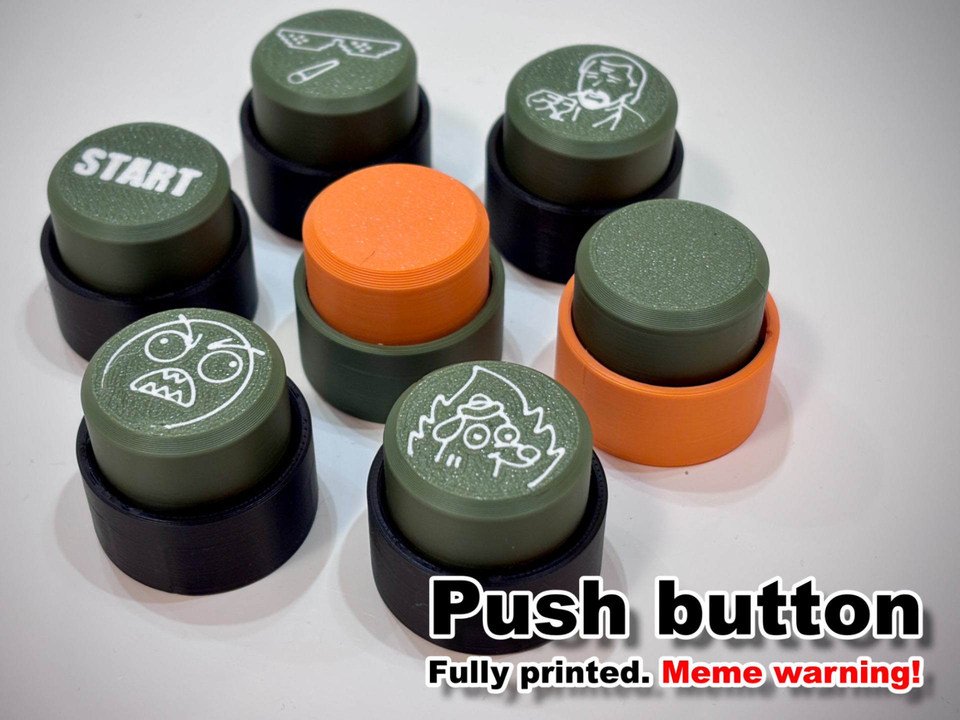 Push button - MEME warning!