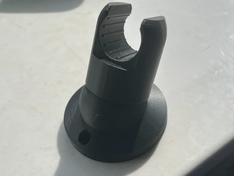 Adjustable 3-piece shower handle (wall mounted)