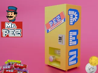 Meet Mr. PEZ – The Coin-Operated Candy Dispenser!