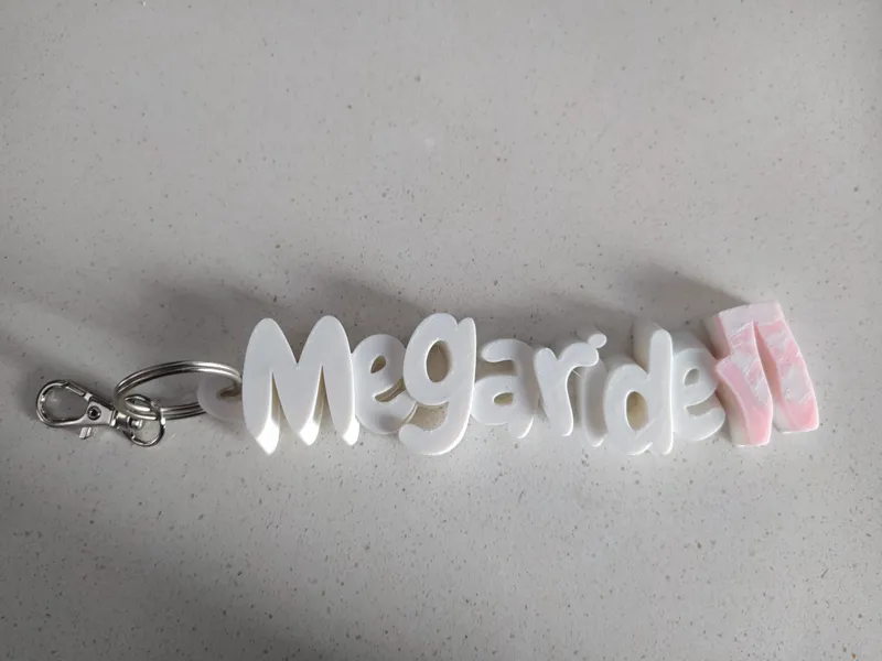 Megaride Ballerina keychain