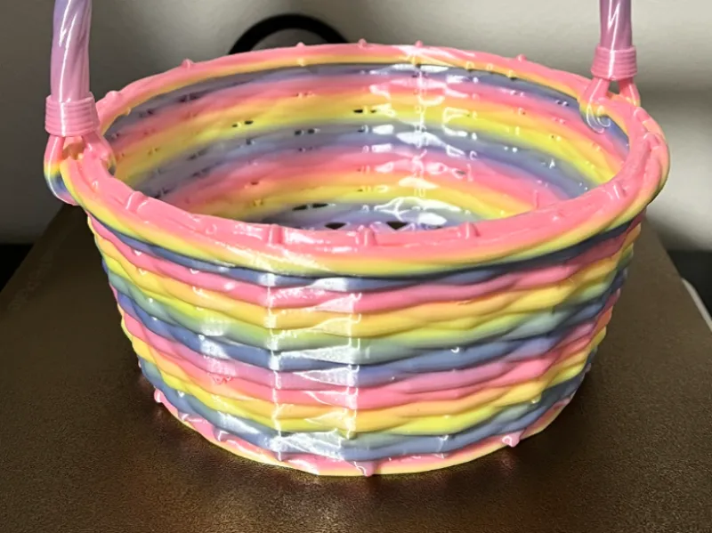 Woven basket easter