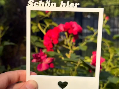 Customizable Polaroid Photo Frame Photo Prop
