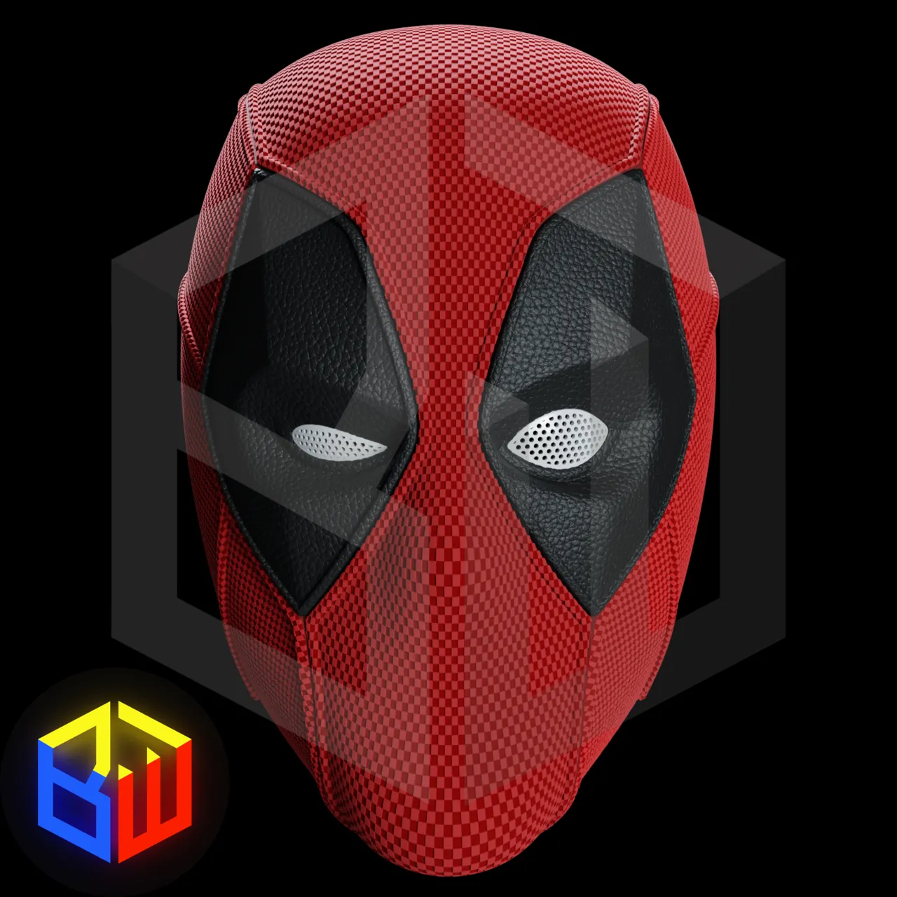 Textured Eye Pack For DeadPool Textured Helmets view 4