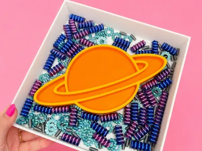 Space Sensory Play- Tray and Filling