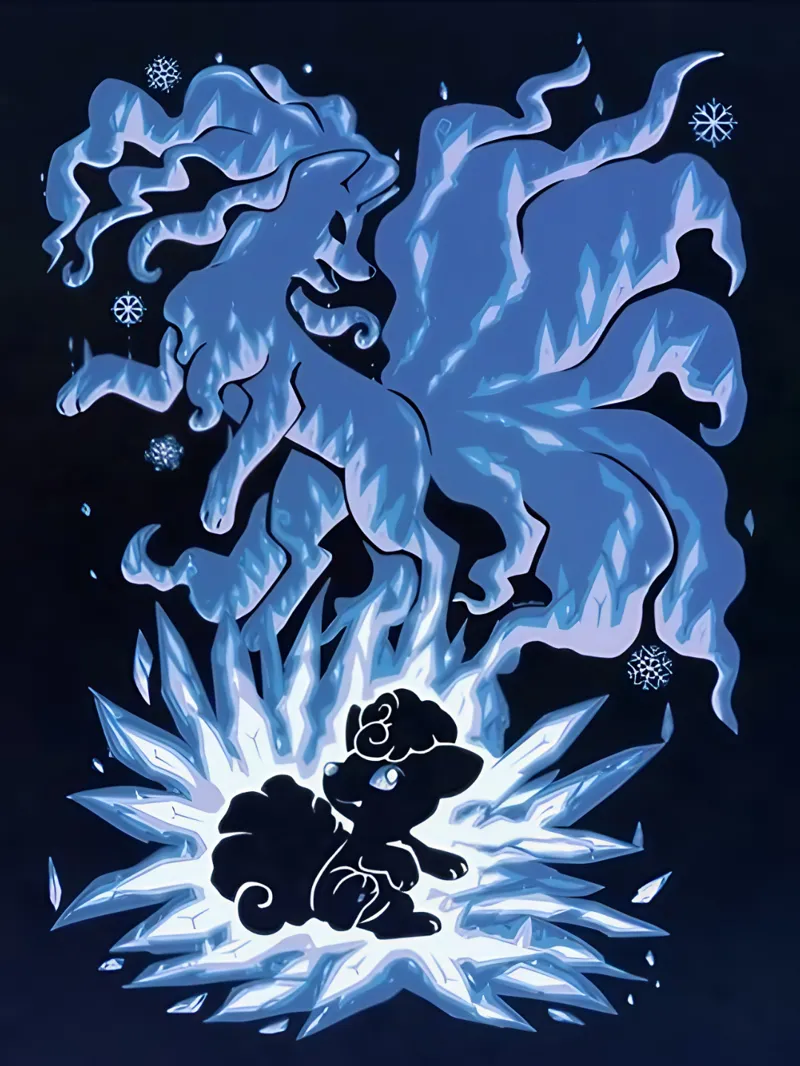 AlolanNinetails Hueforge/The Ice Tailed Fox Within