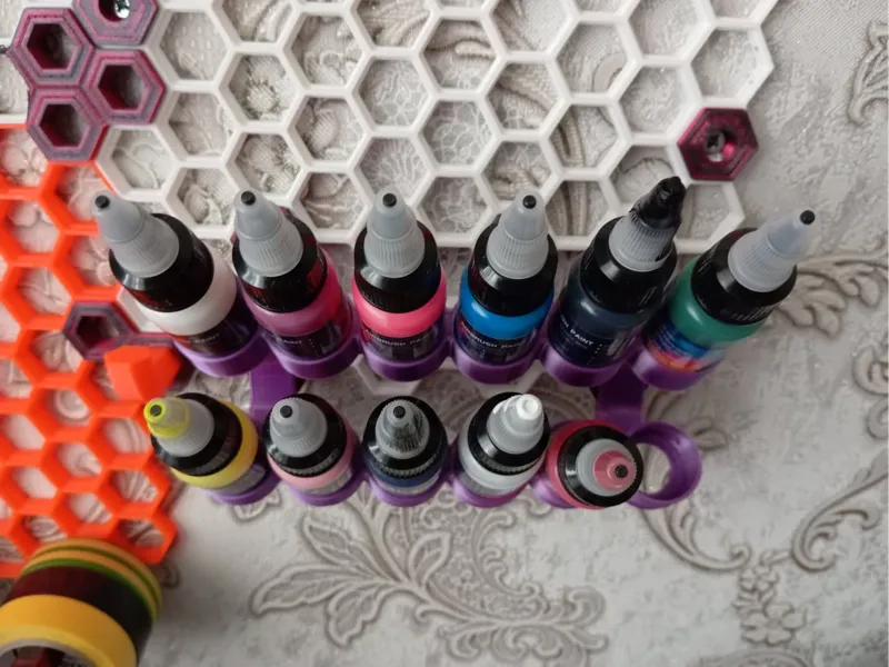 Honeycomb Wall Miniature Paint Holder