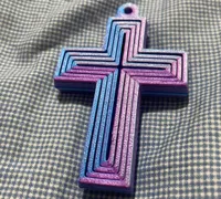 Porte-clés croix anti-stress — photo 3