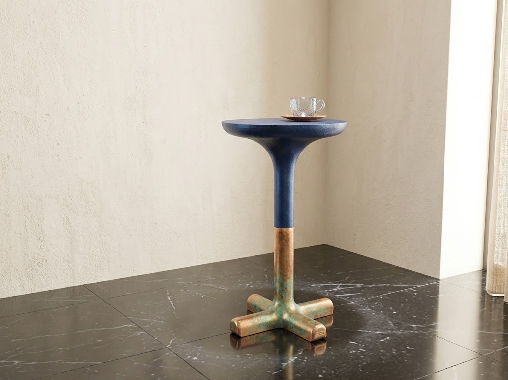 Letrero o emblema decorativo: Modular Two-Tone Side Table — vista de referencia 3