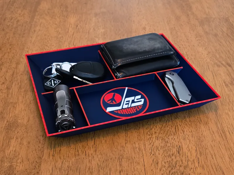Winnipeg Jets ~ Hockey EDC Dump Tray Organizer