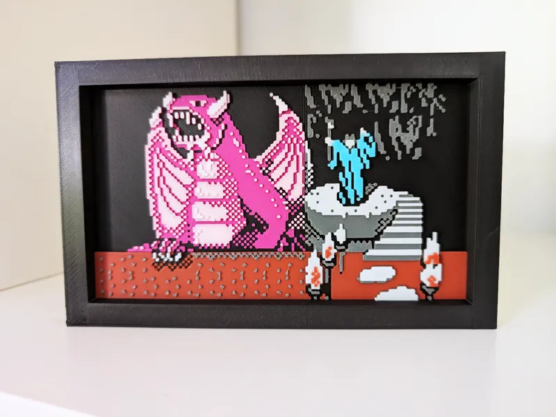 Shadowgate - Behemoth Boss Fight Wall Art