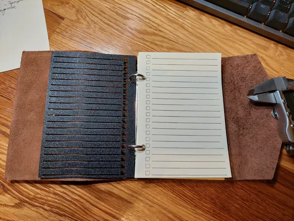 Feuillet liste de tâches pour agenda 100×143 mm