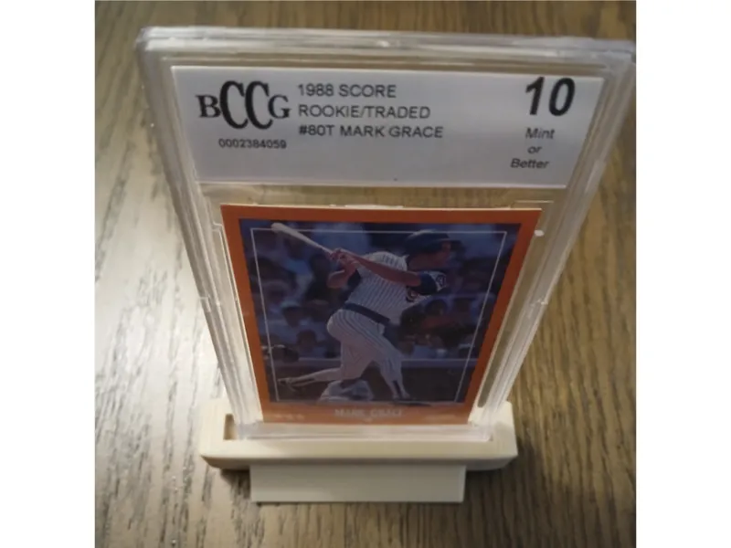 Graded Card Holder Sturdy Easy to Print Baseball