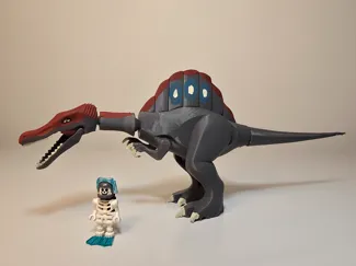Brick Spinosaurus - Jurassic Park 3