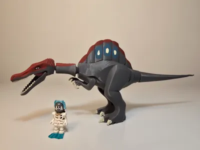 Brick Spinosaurus - Jurassic Park 3