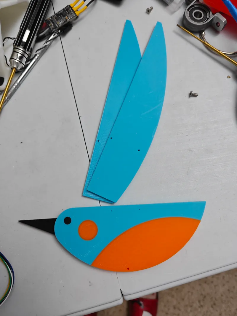 [Kingfisher v2] Flying Bird Hanging Decoration