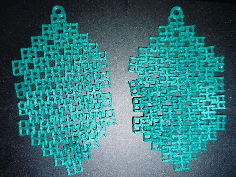mesh fabric keychain