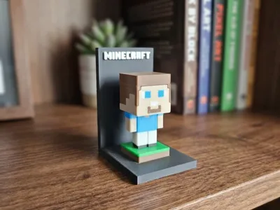 model minecraft steve con stand