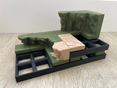 Sample Rise Custom Blocks Alternative Block Risers - DungeonBlocks - Free 3D Print Model - MakerWorld