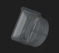 80mm fan carrier - 0.2mm layer, 3 walls, 8% infill
