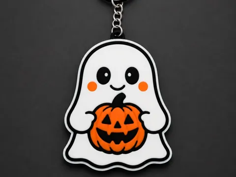 Llavero: Halloween Ghost Keychain — referencia de MakerWorld