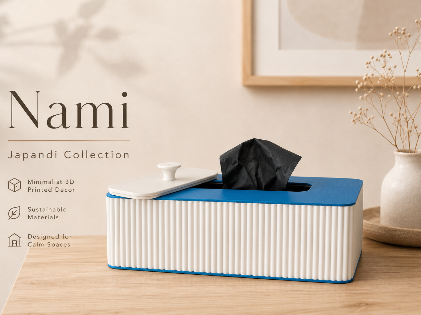 Nami Japandi Glove Box – Dual Lid Organizer