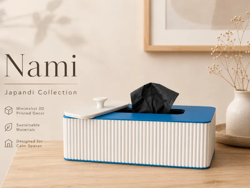 Nami Japandi Glove Box – Dual Lid Organizer