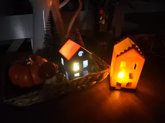 Christmas Tealight Houses