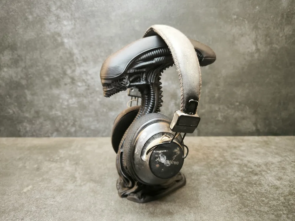 Soporte para auriculares Alien - Modelo de impresión 3D gratuito ...