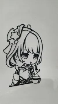 Déco murale chibi Raiden Shogun — photo 6