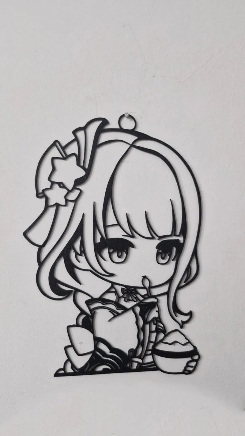 Chibi Raiden Shogun Wall Decoration