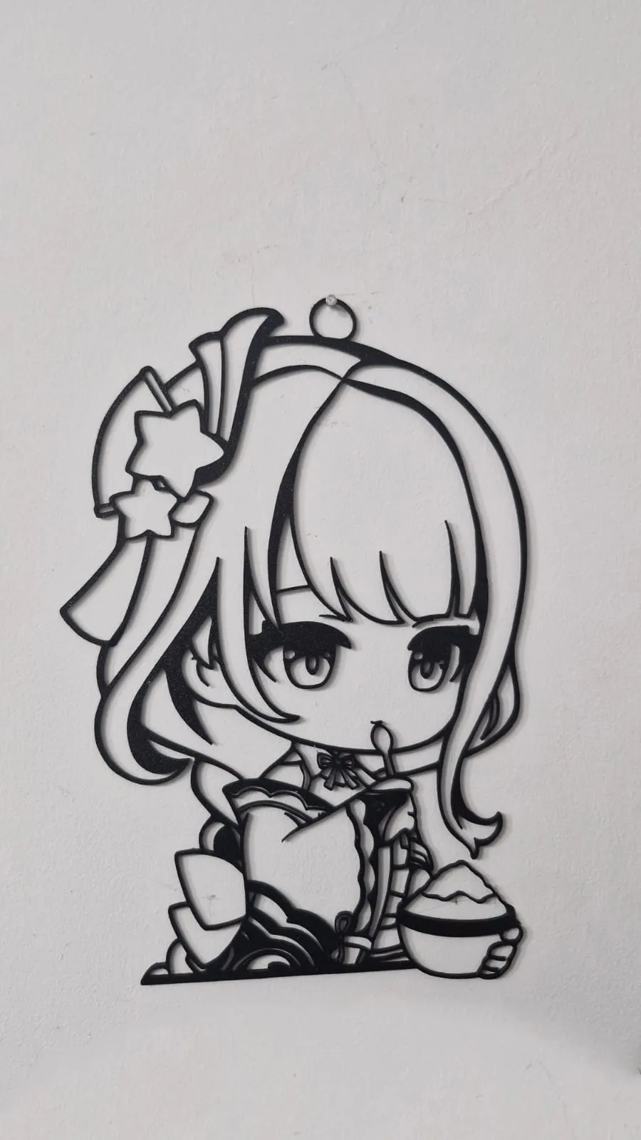 Déco murale chibi Raiden Shogun