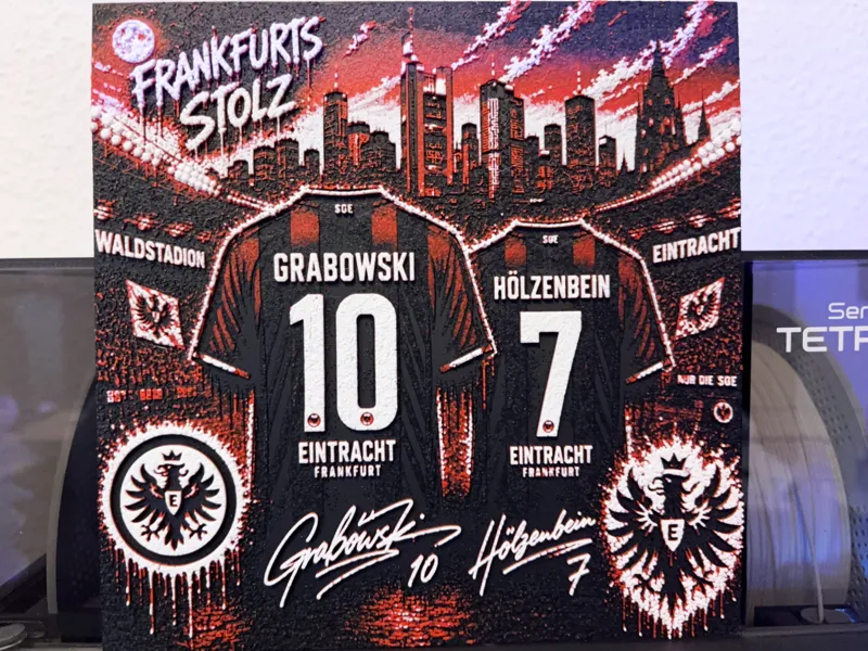 Eintracht Frankfurts Stolz Grabowski & Hölzenbein