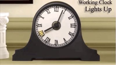 Light Up Mantel Clock