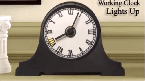 Light Up Mantel Clock