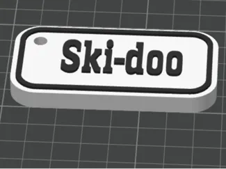 skidoo porte clé