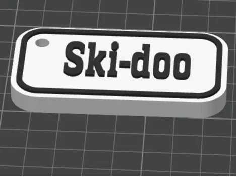 skidoo porte clé
