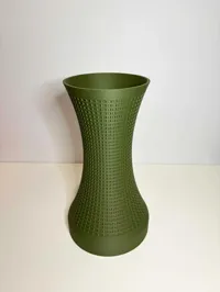 Grand vase quadrillé, aussi jardinière — photo 3