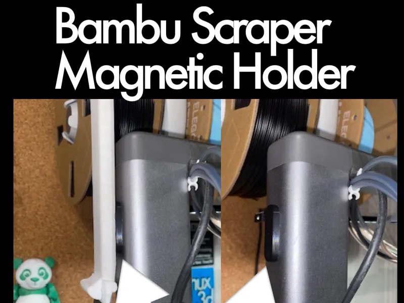 Bambu Bed Scraper Magnetic Holder