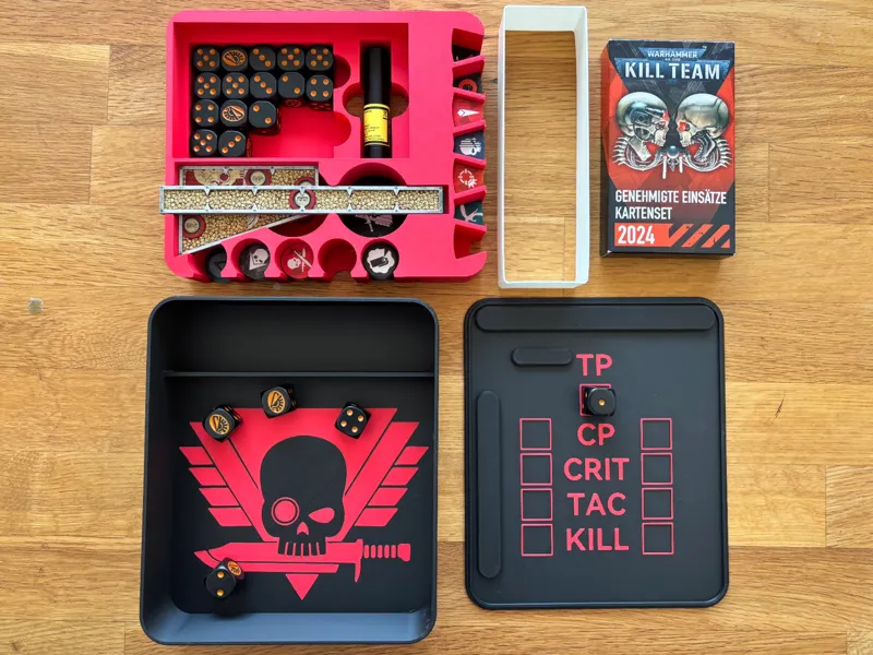 Killteam Dicetray with Storage(A1 mini compatible)