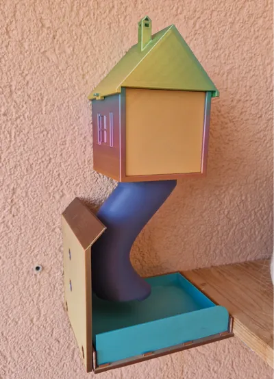 Food dispenser for cats