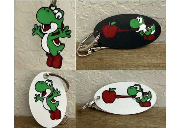 Yoshi Keychains