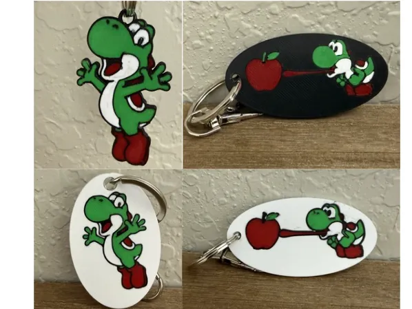 Yoshi Keychains