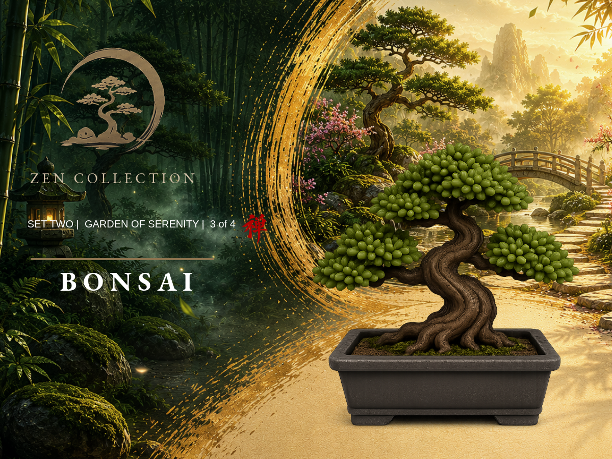 SET 02 Garden of Serenity |3 of 4| BONSAI