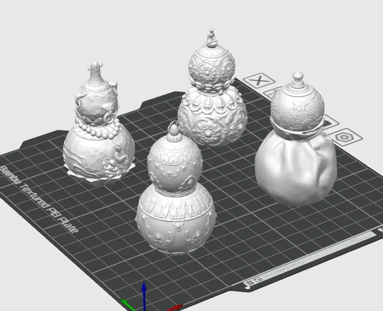 Miniatura 1 do modelo 3D 黑神话-葫芦挂件