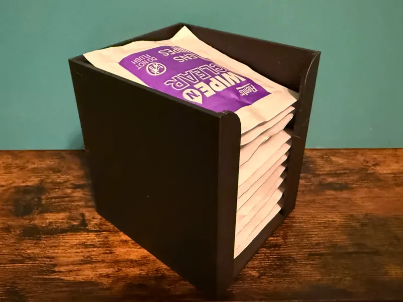 Lens Wipe Packet Holder