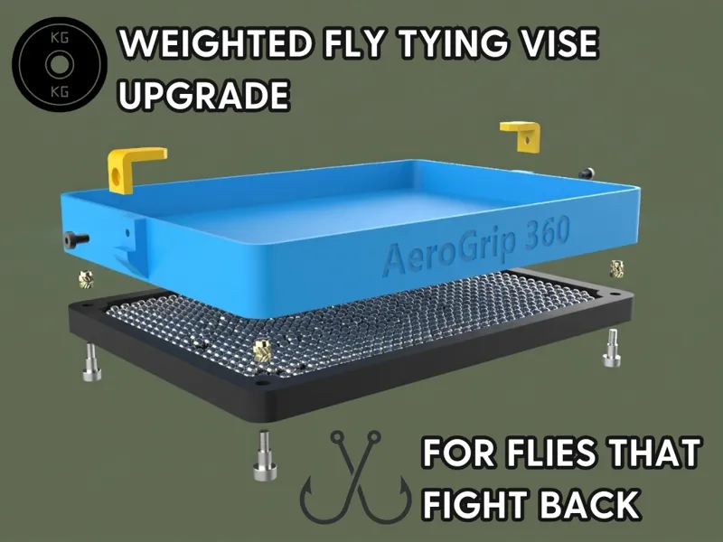 Weighted Base for AeroGrip 360 Fly Tying Vise