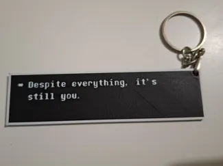portachiavi undertale 