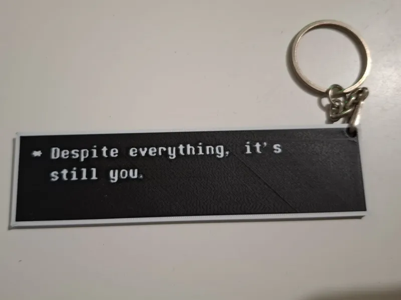 portachiavi undertale 