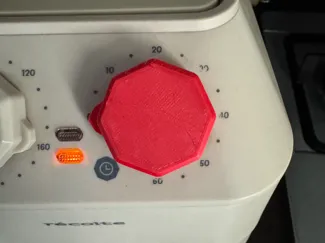 D-shaped knob